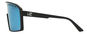 VZ147 VON ZIPPER SUPER RAD AZYEY00132-PLC BLACK SATIN / BLUE FLASH POLARIZED