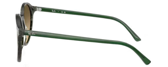 RB517 RAY-BAN BERNARD RB2230F 14210A 51 TRANSPARENT SHADE FANTASY GREEN / BROWN