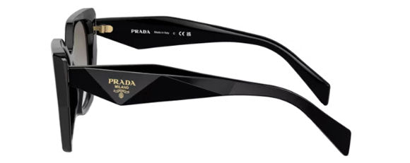 PR138 PRADA PR 19ZS 1AB0A7 55 BLACK / GREY GRADIENT