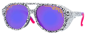 PIT047 PIT VIPER THE EXCITERS SON OF BEACH DARK GREY / PURPLE REVO POLARIZED