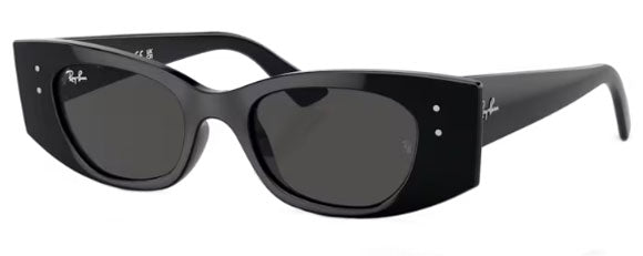 RB445 RAY-BAN KAT RB4427 667787 49 BLACK  / DARK GREY