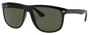 F1 RAY-BAN BOYFRIEND RB4147 601/58 60 BLACK / DARK GREEN POLARIZED