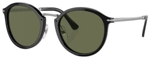 PO132 PERSOL PO3309S 95/58 53 BLACK / GREEN POLARIZED