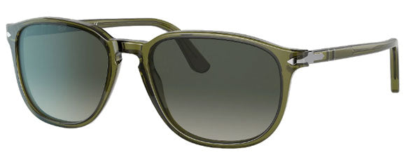 PO104 PERSOL PO3019S 114271 52 GREEN / LIGHT GREY GRADIENT DARK GREY