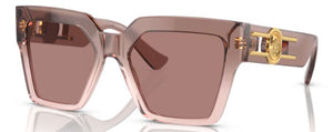 VE214 VERSACE VE4458 543573 54 BROWN TRANSPARENT  / LIGHT BROWN