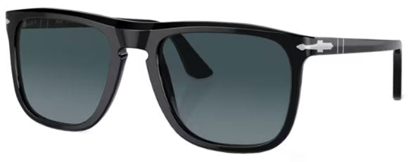 PO173 PERSOL PO3336S 95/S3 54  BLACK  / LIGHT BLUE GRADIENT DARK BLUE POLARIZED