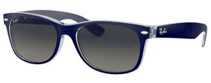 Z149 RAY-BAN NEW WAYFARER RB2132 605371 52 BLUE / GREY