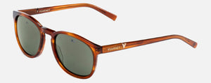 V227 VUARNET BELVEDERE SMALL VL162200151622 54 HONEY STRIPPED / GREY POLARIZED