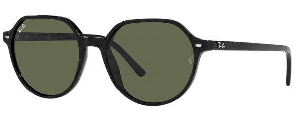 RB024 RAY-BAN THALIA RB2195 901/58 55 BLACK / GREEN POLARIZED