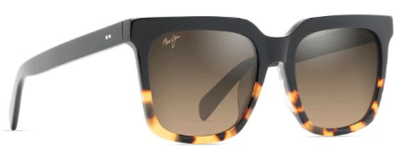 MJM059 MAUI JIM ROOFTOPS HS898-10 54 BLACK TORTOISE  / HCL BRONZE