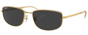 RB363 RAY-BAN RB3732 001/48 56 GOLD / BLACK POLARIZED