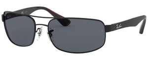 RB005 RAY-BAN RB3445 006/P2 61 MATTE BLACK / DARK GRAY