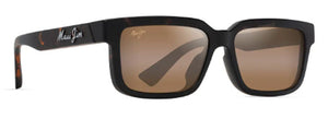 MJM148 MAUI JIM HIAPO ASIAN FIT H655-10 56 MATTE DARK HAVANA / HCL BRONZE