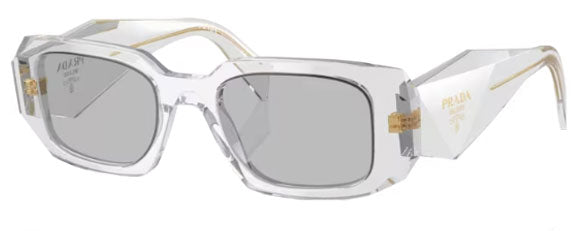 PR136 PRADA PR 17WS 12R30B 49 TRANSPARENT GREY / LIGHT GREY