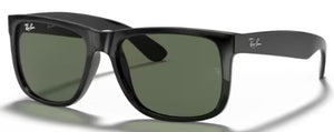 RB289 RAY-BAN JUSTIN RB4165 601/71 55 BLACK  DARK GREEN