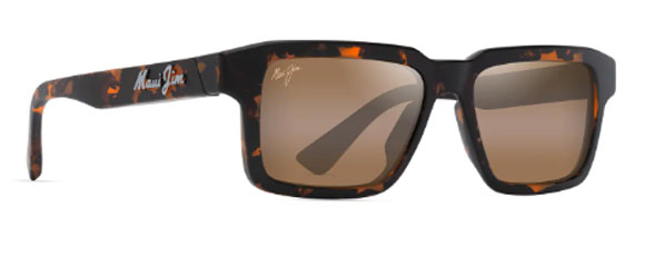 MJM149 MAUI JIM KAHIKO H635-10 53 MATTE DARK HAVANA / HCL BRONZE