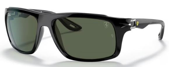 RB507 RAY-BAN RB4364M F65071 61 BLACK / GREEN CLASSIC G-15