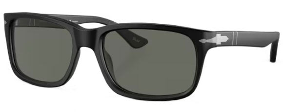 PO108 PERSOL PO3048S 900058 58 BLACK / GREEN POLARIZED