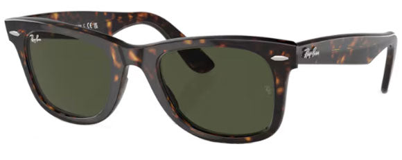 H21 RAY-BAN WAYFARER RB2140 902 54 TORTOISE / G-15 GREEN