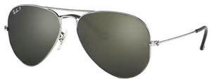 Z80 RAY-BAN AVIATOR LARGE METAL RB3025 003/59 58 SILVER / GREY POLARIZED