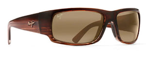 MJ32 MAUI JIM WORLD CUP H266-01 64 CHOCOLATE STRIPE FADE / HCL BRONZE