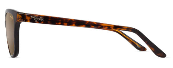 MJM165 MAUI JIM HONI H758-10 SHINY DARK HAVANA / HCL BRONZE