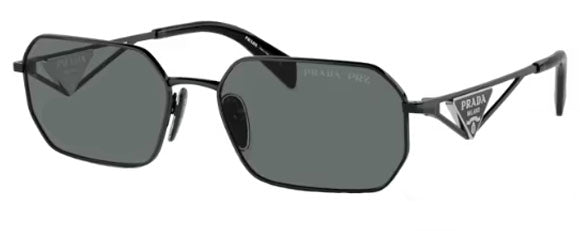 PR170 PRADA PR A51S 1AB5Z1 58 BLACK / BLACK GREY POLARIZED