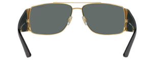 V3 VERSACE VE2163 100281 63 GOLD / GRAY POLARIZED