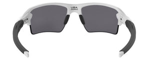 OK187 OAKLEY FLAK 2.0 XL OO9188 918881 59 POLISHED WHITE / PRIZM BLACK POLARIZED