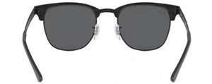 RB006 RAY-BAN CLUBMASTER METAL RB3716 9256B1 51 GRAY BLACK / DARK GRAY