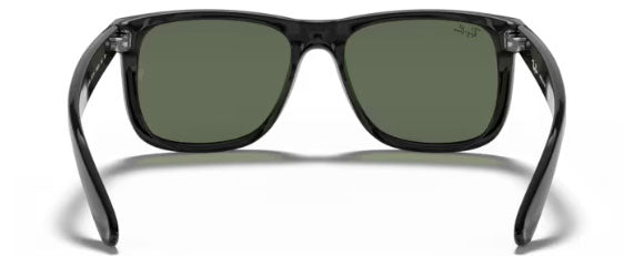 RB289 RAY-BAN JUSTIN RB4165 601/71 55 BLACK  DARK GREEN