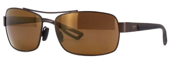 MJ242 MAUI JIM OLA OLA H764-25M 62 MATTE BROWN / HCL BRONZE POLARIZED