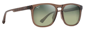 MJM124 MAUI JIM KUPAA HTS641-01 55 SHINY TRANSPARENT LIGHT BROWN / MAUI HT