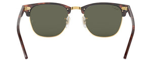 C175 RAY-BAN CLUBMASTER RB3016 990/58 55 RED HAVANA  / GREEN POLARIZED