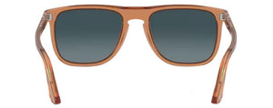 PO154 PERSOL PO3336S 1213S3 57 TRANSPARENT BROWN  / LIGHT BLUE GRADIENT DARK BLUE POLARIZED