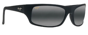 MJM164 MAUI JIM MYMAUI PEAHI MM202-023 MATTE BLACK / NEUTRAL GRAY