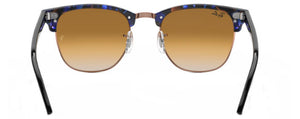 RB567 RAY-BAN CLUBMASTER RB3016 125651 51 SPOTTED BROWN BLUE / CLEAR GRADIENT BROWN