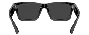 PR160 PRADA PR 25ZS 1AB08G 56 BLACK / BLACK POLARIZED