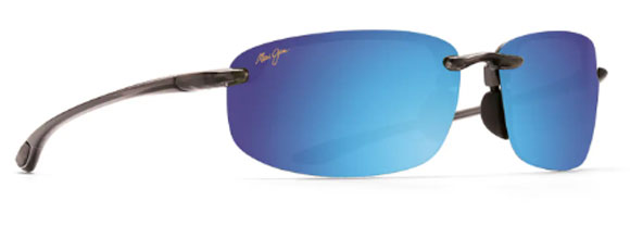 MJ122 MAUI JIM HO'OKIPA READER B807-1125 64 TRANSLUCENT SMOKE GREY  BLUE HAWAII