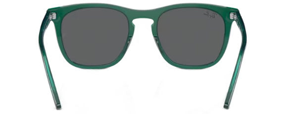 RB356 RAY-BAN RB2210F 6615B1 53 TRANSPARENT GREEN / DARK GREY