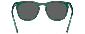 RB356 RAY-BAN RB2210F 6615B1 53 TRANSPARENT GREEN / DARK GREY