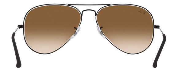 EB044 RAY-BAN AVIATOR RB3025 002/51 58 BLACK / BROWN