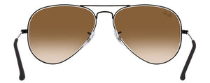 EB044 RAY-BAN AVIATOR RB3025 002/51 58 BLACK / BROWN