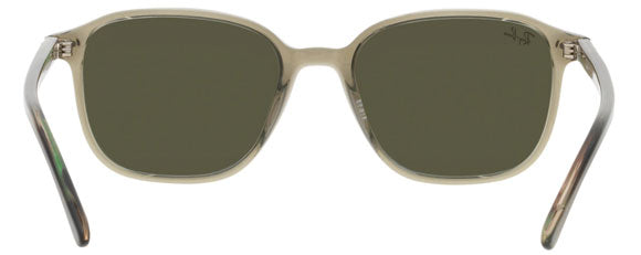 RB162 RAY-BAN LEONARD RB2193 66355C 53 TRANSPARENT GREEN  GRAY MIRRORED