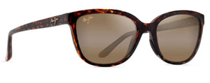 MJM165 MAUI JIM HONI H758-10 SHINY DARK HAVANA / HCL BRONZE