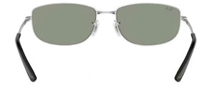 RB371 RAY-BAN RB3732 003/40 59 SILVER  / GREEN & SILVER