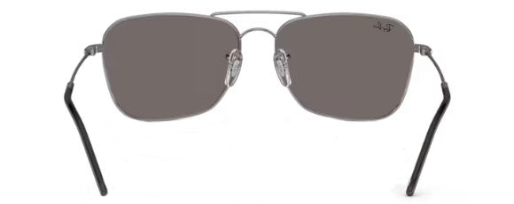 RB331 RAY-BAN CARAVAN REVERSE RBR0102S 004/GA 58 GUNMETAL  / LIGHT BLUE