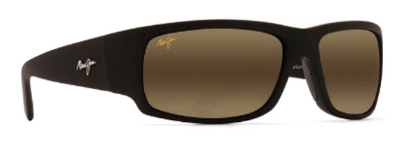 MJM161 MAUI JIM MYMAUI WORLD CUP MM266-011 64 MATTE BLACK RUBBER / HCL BRONZE