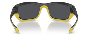 RB504 RAY-BAN RB4405M F62487 59 GREY ON YELLOW / DARK GREY