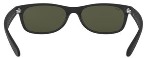 C6 RAY-BAN NEW WAYFARER RB2132 622 52  RUBBER BLACK / G-15 GREEN